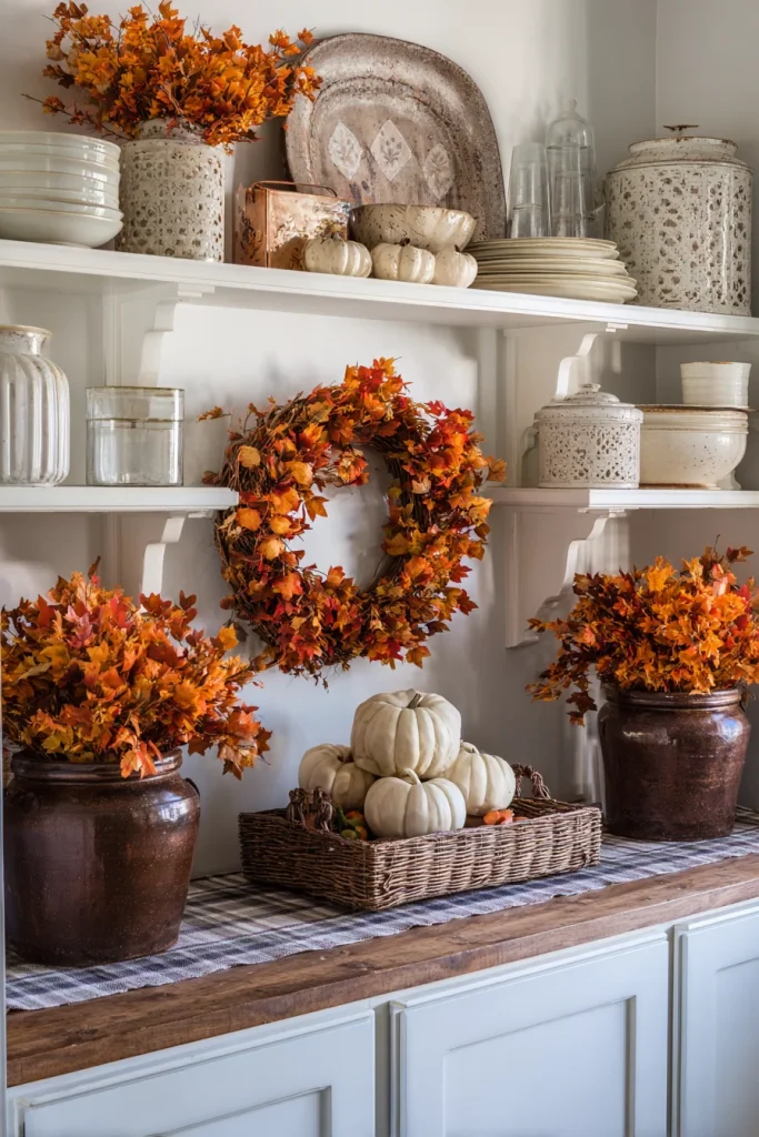Autumn Wreath Display
