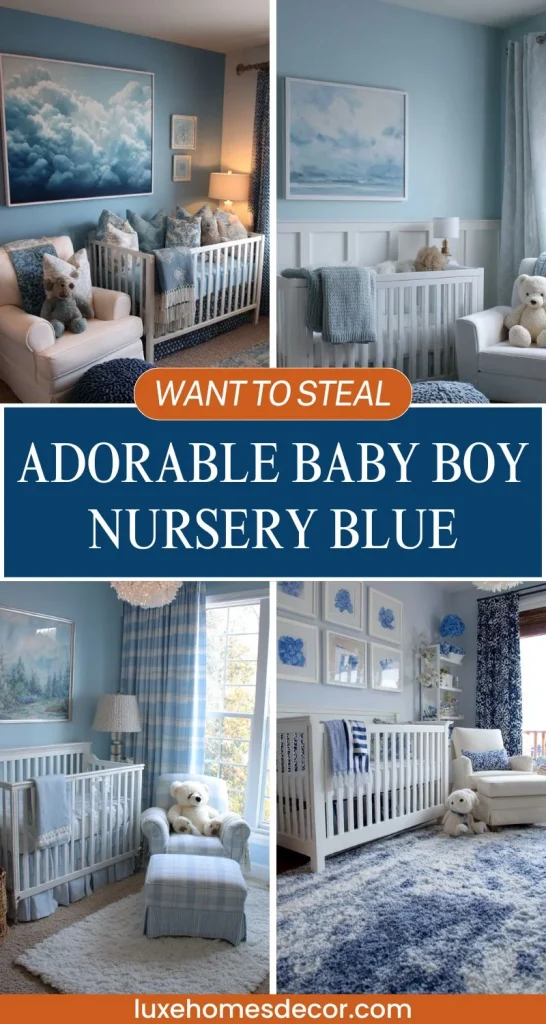 Baby Boy Nursery Blue