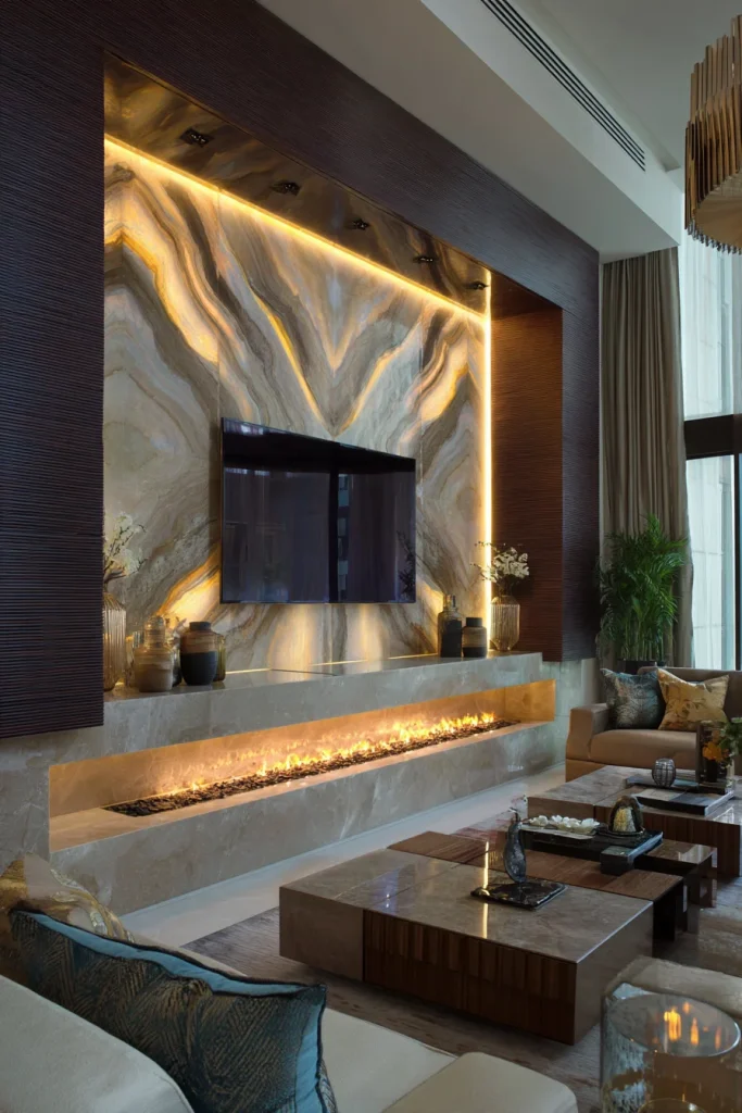 Backlit LED Wall Feature