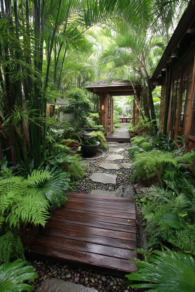 Bamboo and Wooden Elements