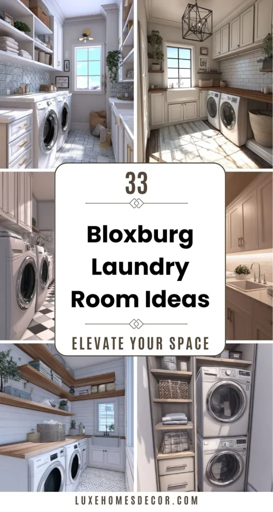 Bloxburg Laundry Room Ideas