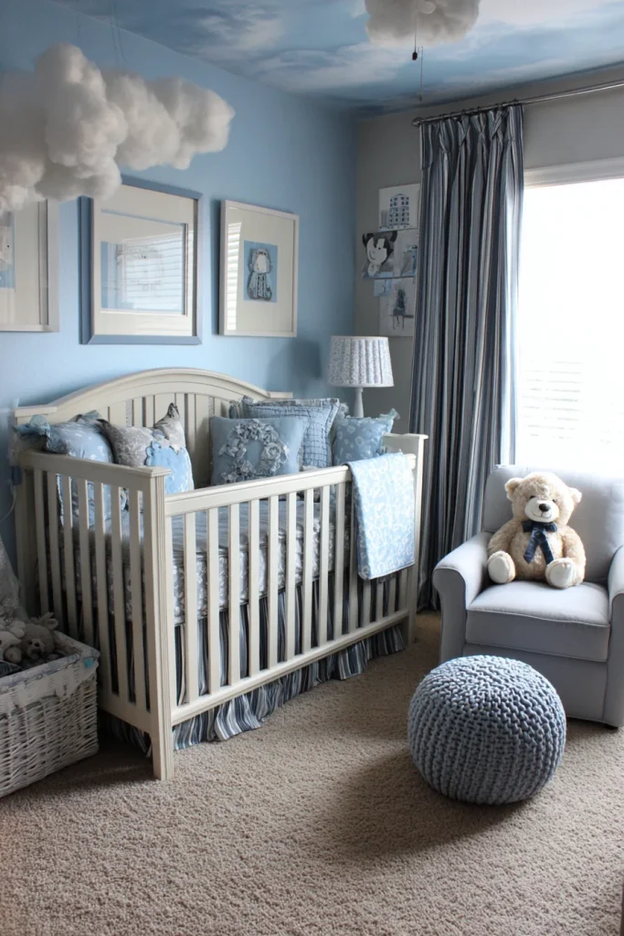 Blue Crib Bedding