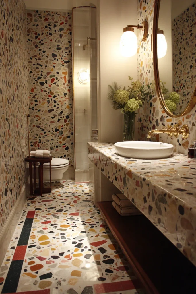 Bold Borders with Terrazzo
