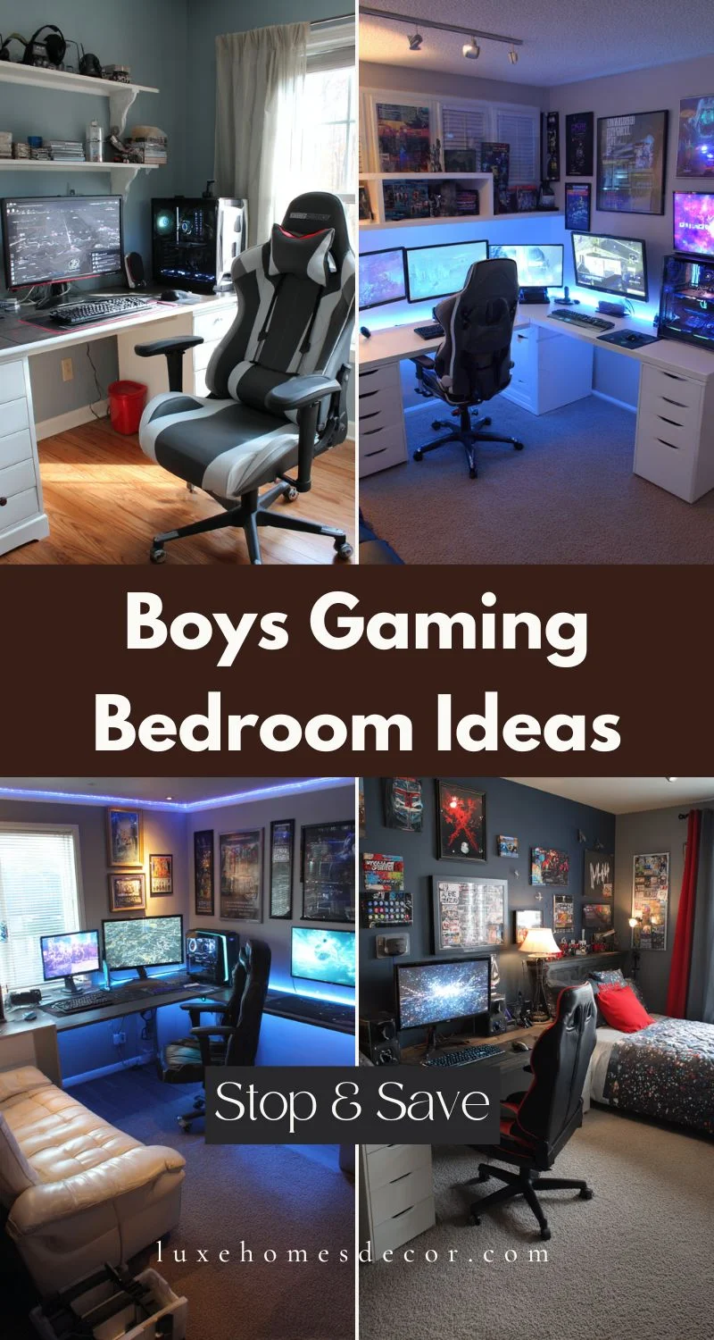 Boys Gaming Bedroom Ideas