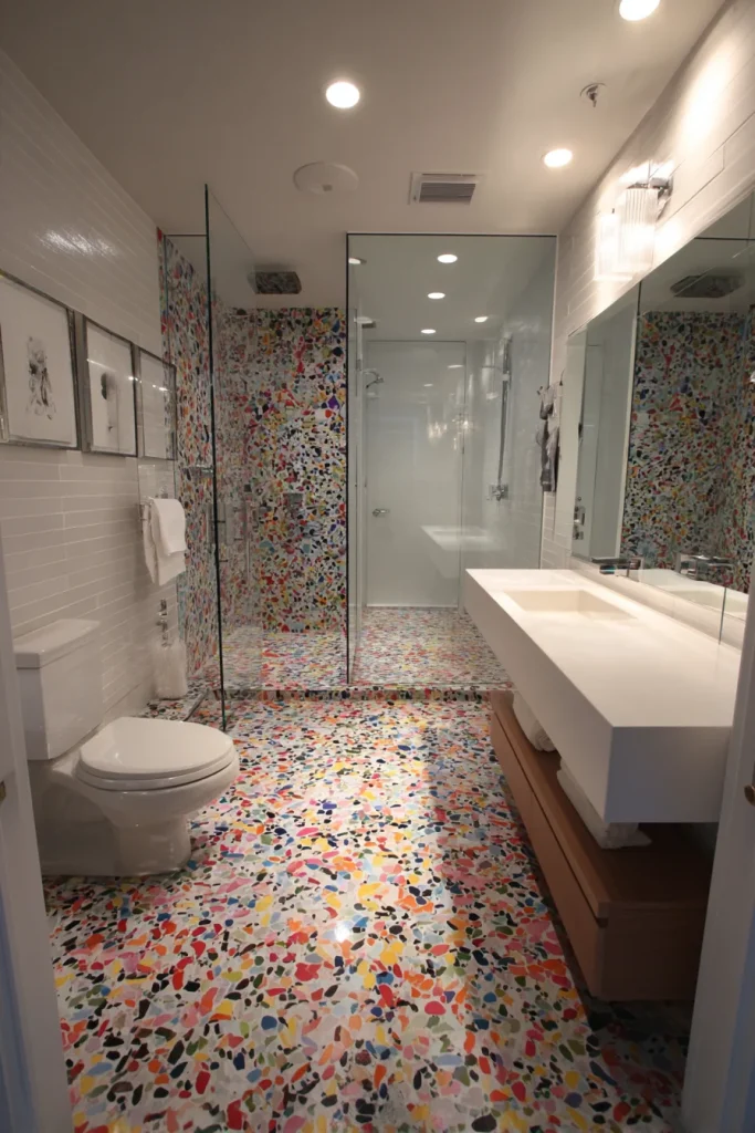 Colorful Mosaic Terrazzo Blend
