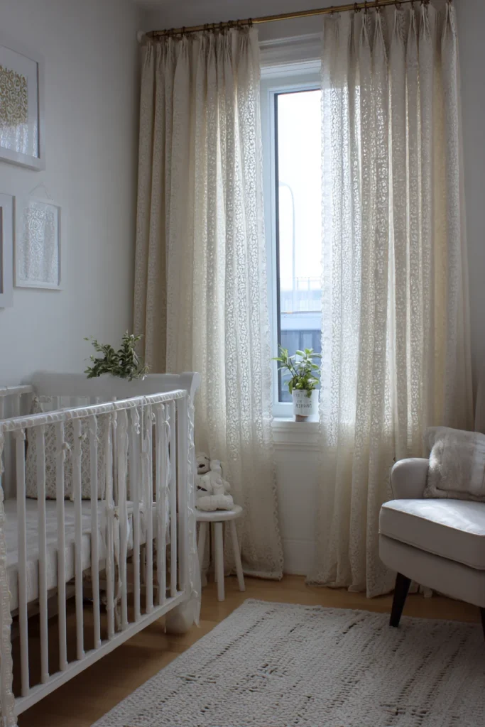 Delicate Lace Curtains