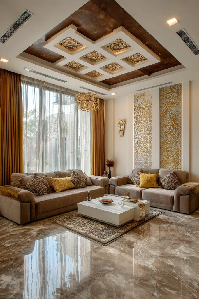 Dual-Tone Ceiling Finish