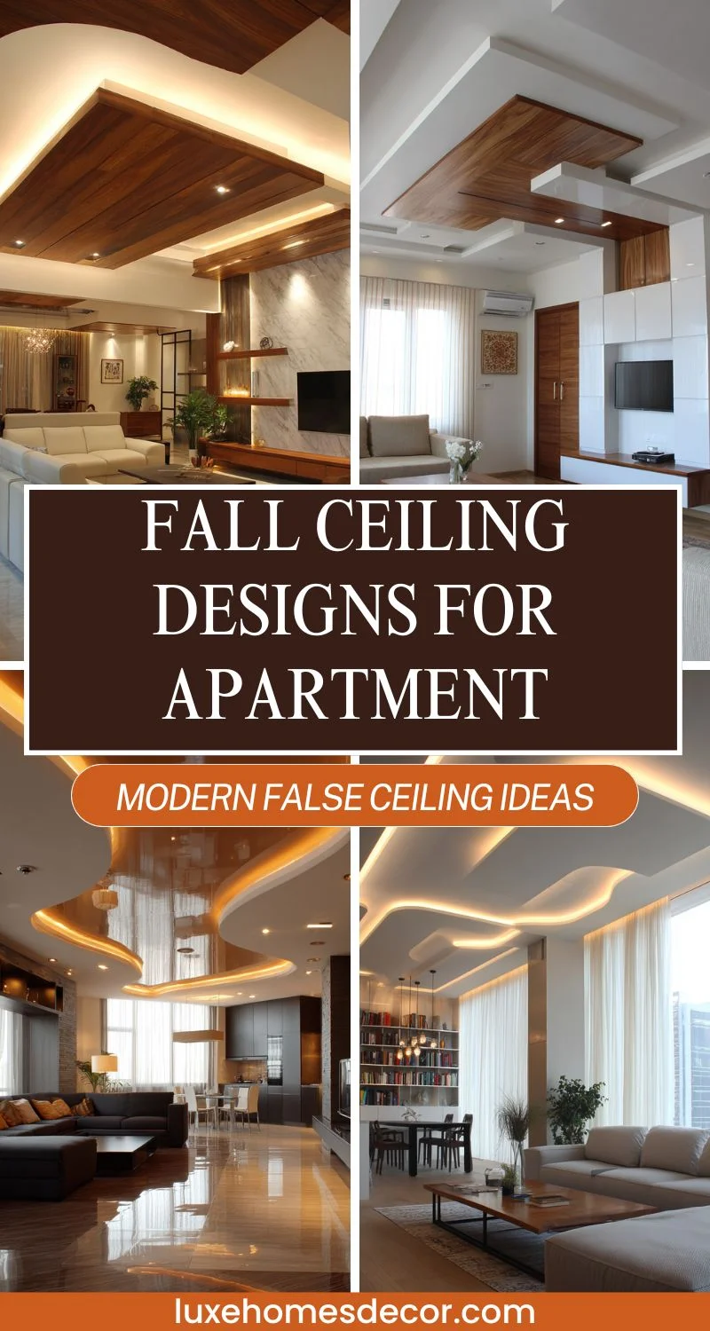 Fall Ceiling Designs for Apartments