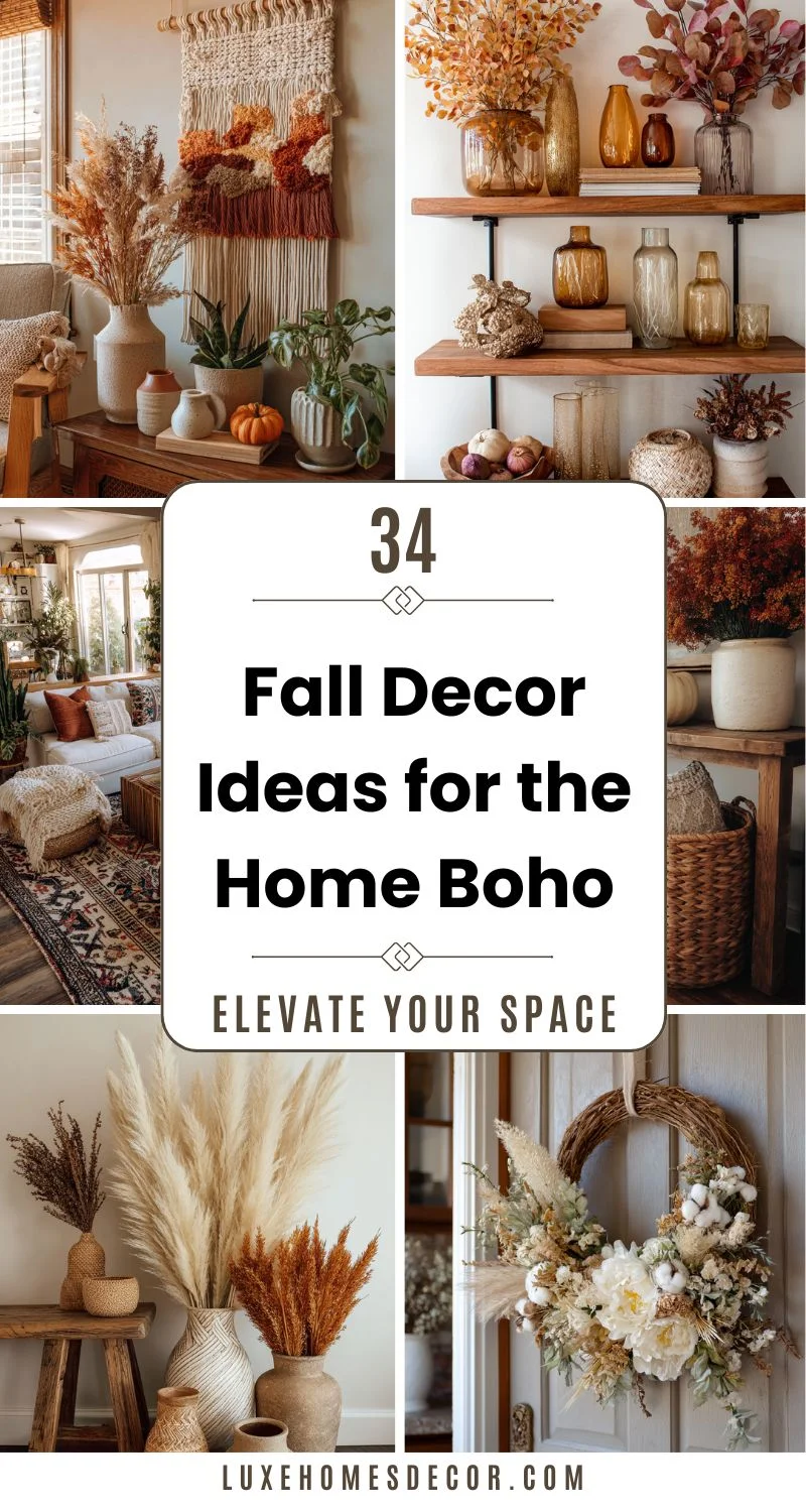 Fall Decor Ideas for the Home Boho