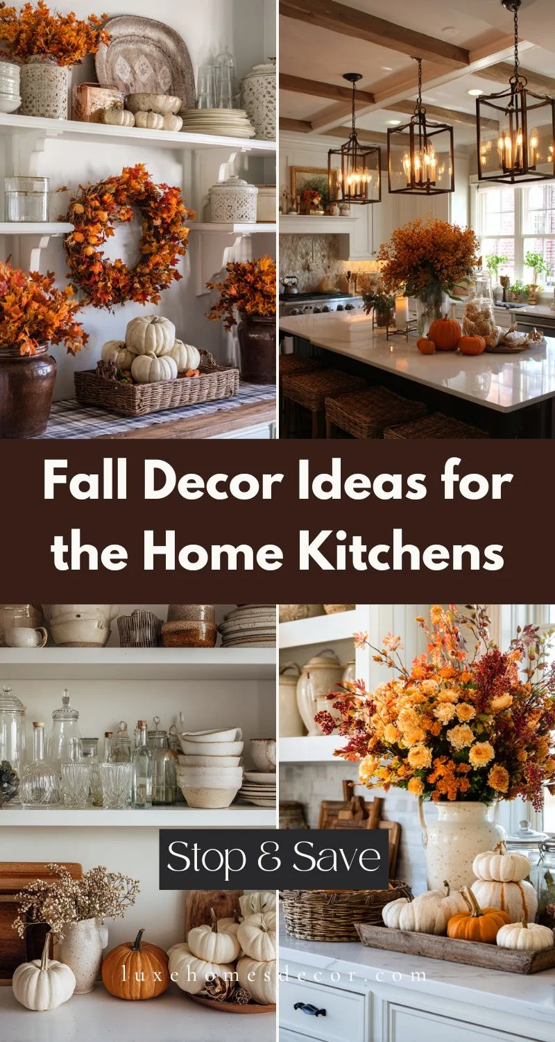 Fall Decor Ideas for the Home Kitchens