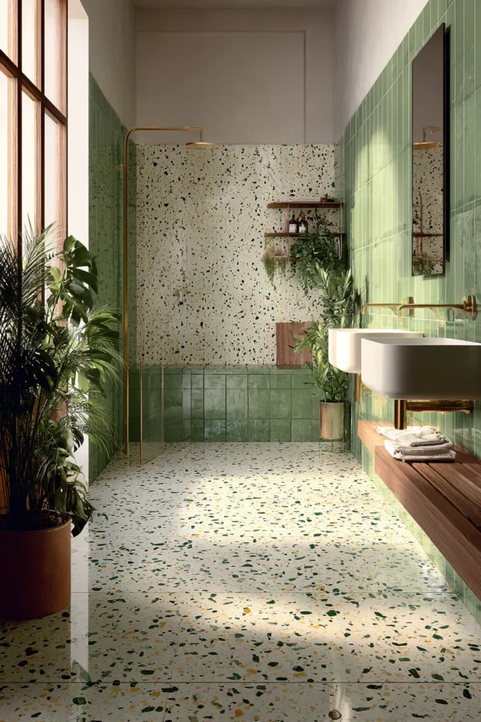 Green Terrazzo for Nature Vibes