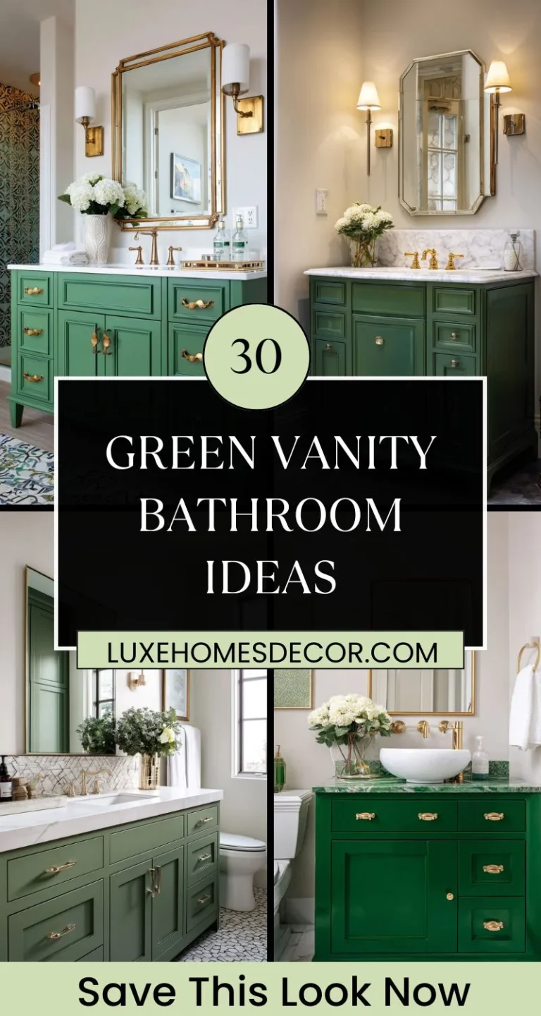 Green Vanity Bathroom Ideas