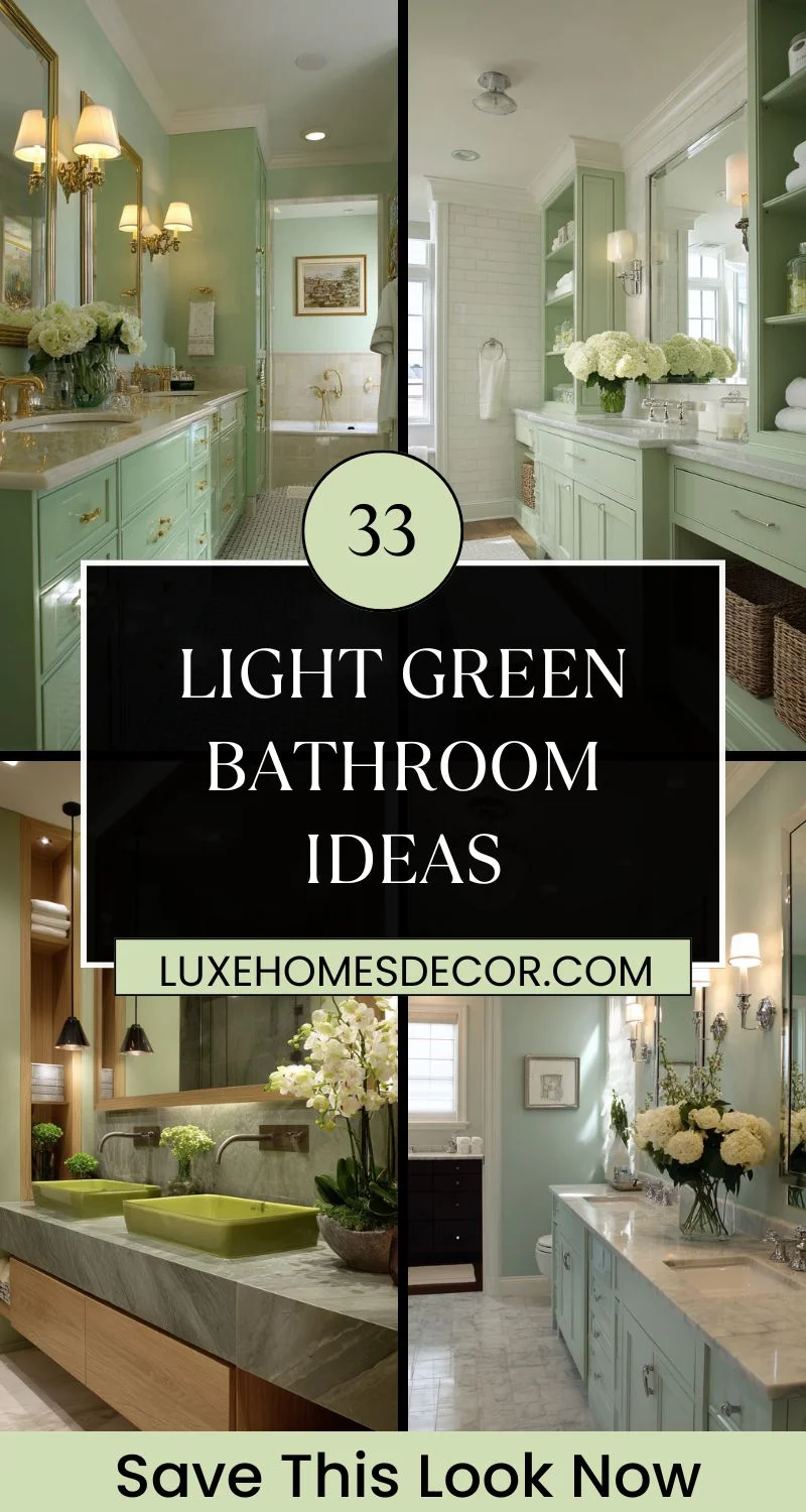 Light Green Bathroom Ideas