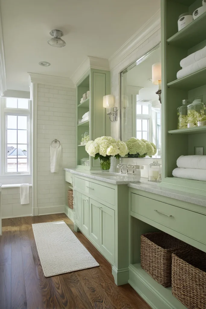 Light Green Cabinets