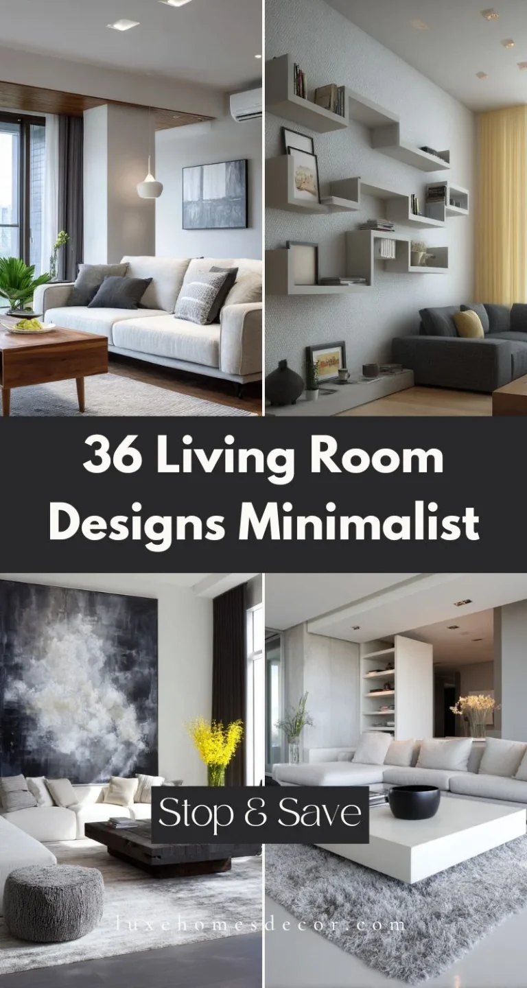 Living Room Designs Minimalist