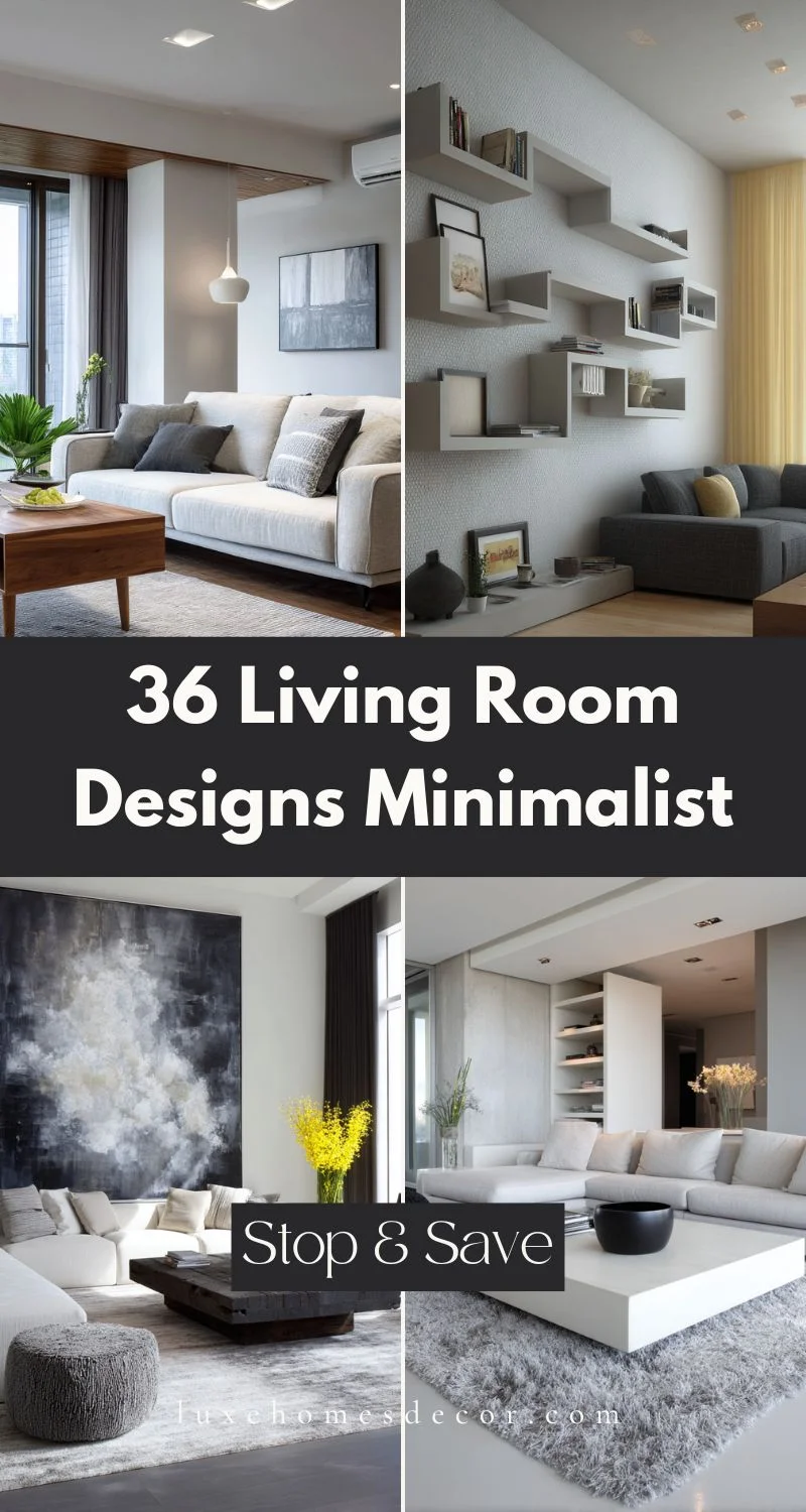 Living Room Designs Minimalist
