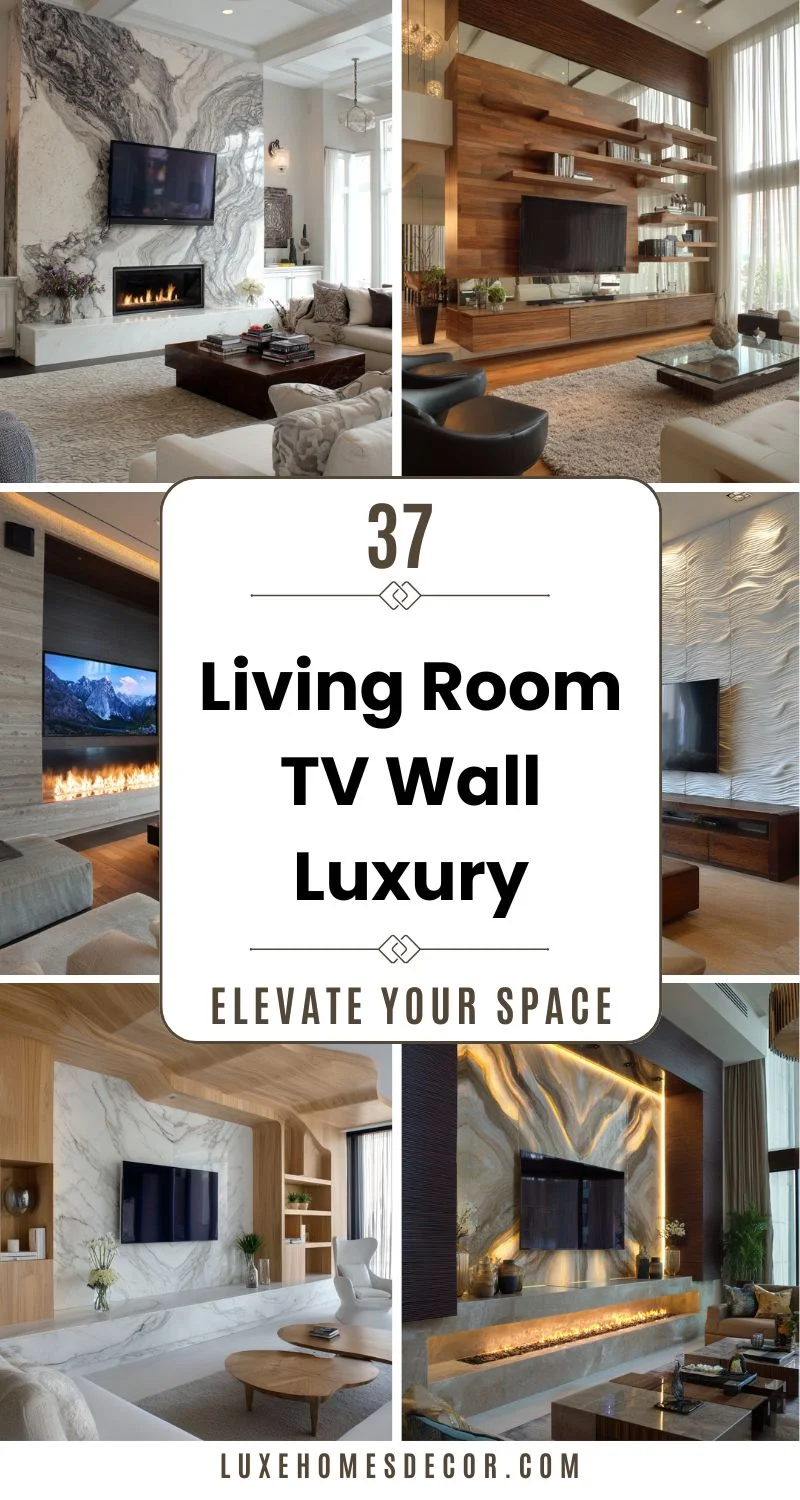 Living Room TV Wall Luxury