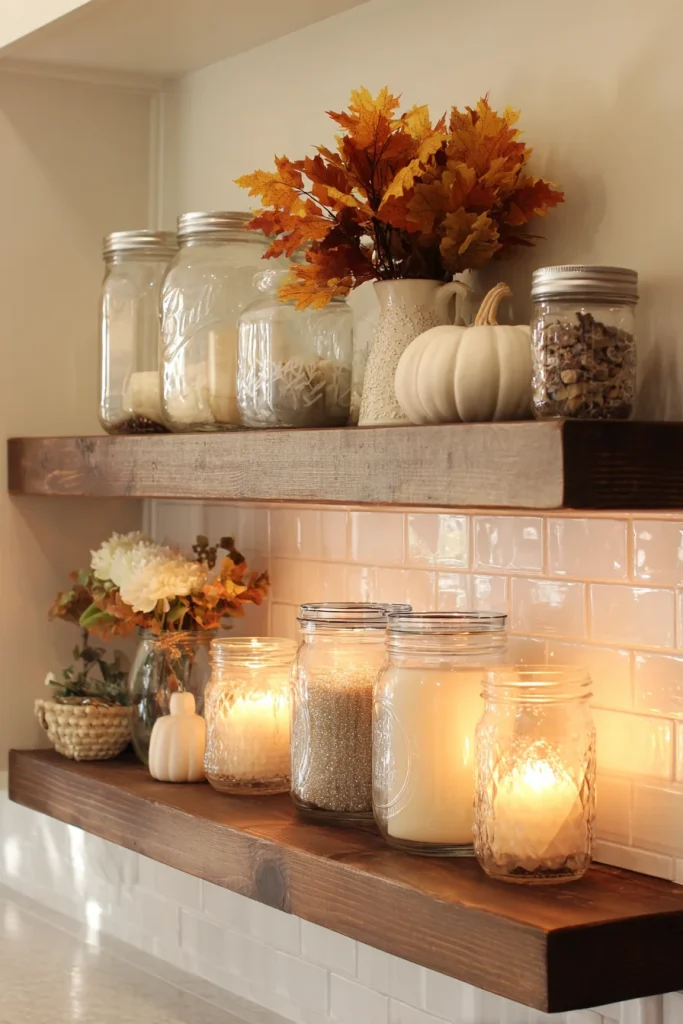 Mason Jar Candle Holders