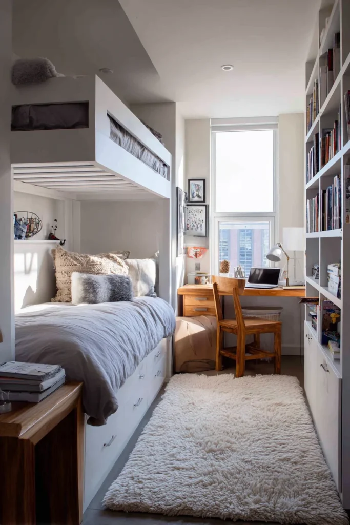 Minimalist Loft Bed Setup