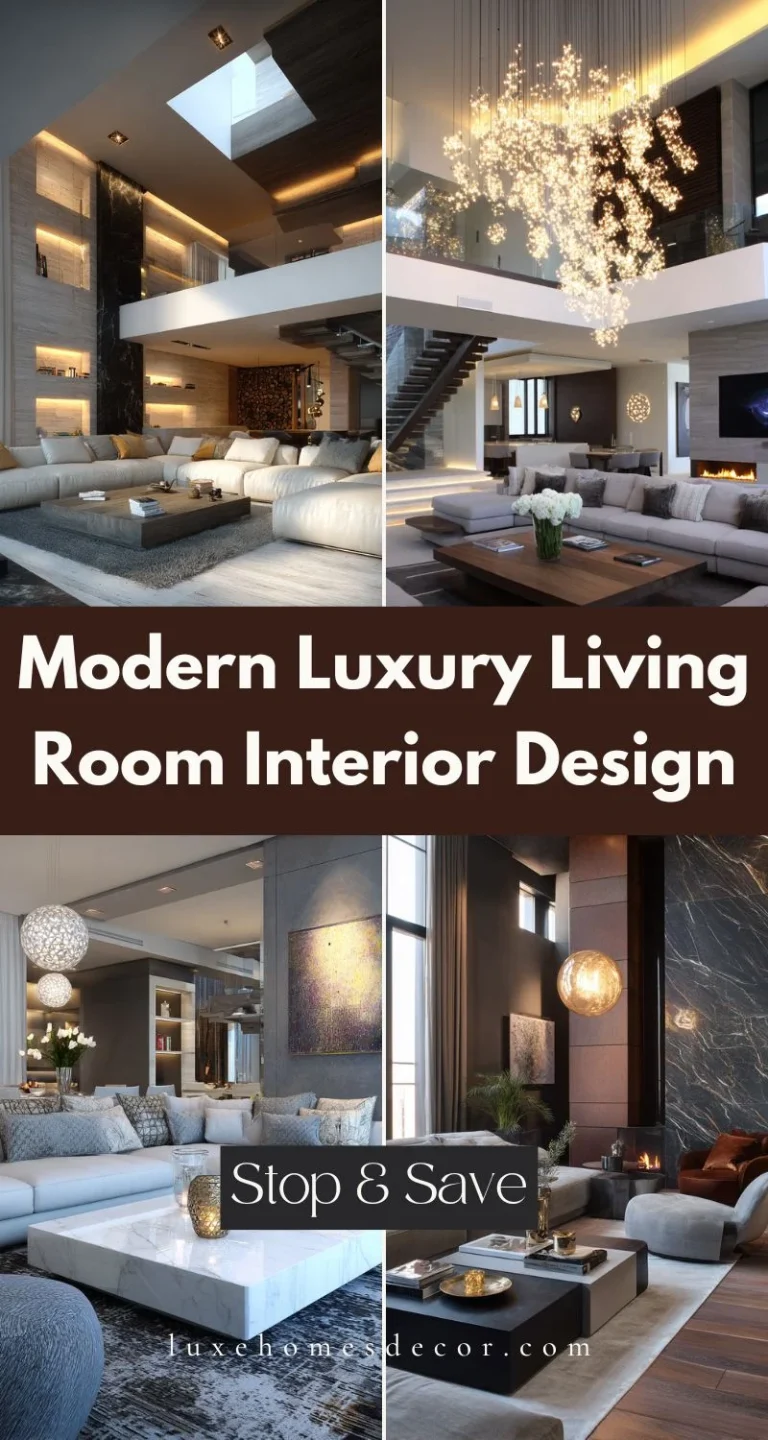 Modern Luxury Living Room Interior Design