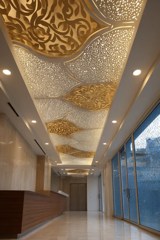 PVC with Perforated Metal Inserts