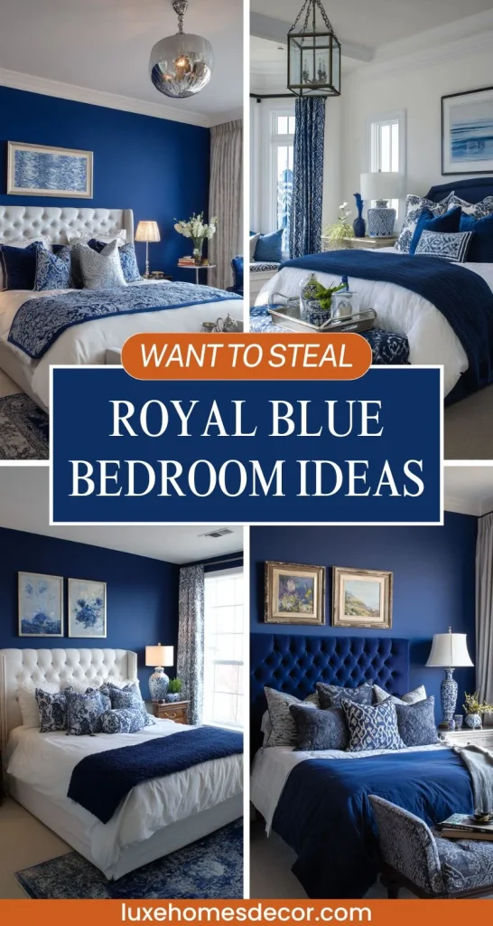 Royal Blue Bedroom Ideas