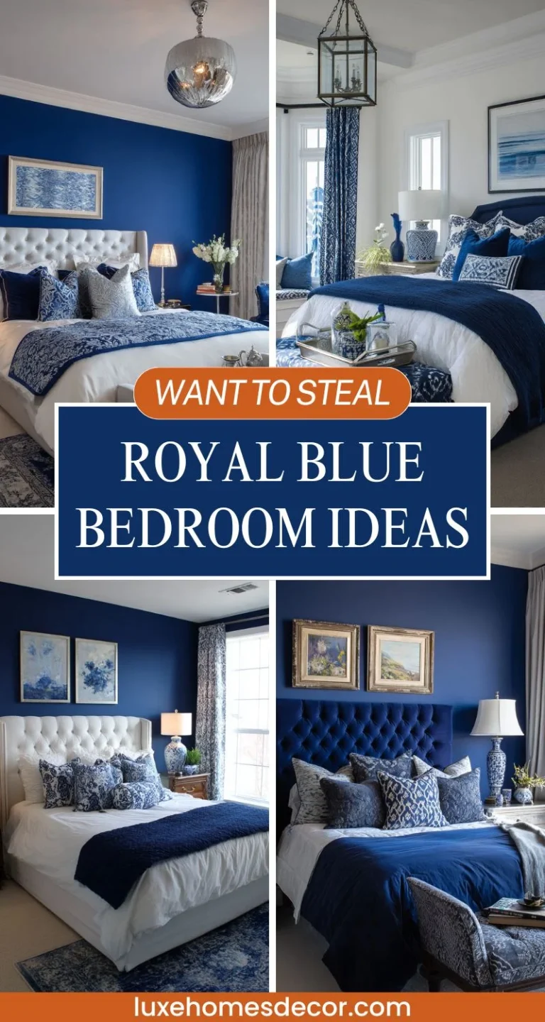 Royal Blue Bedroom Ideas