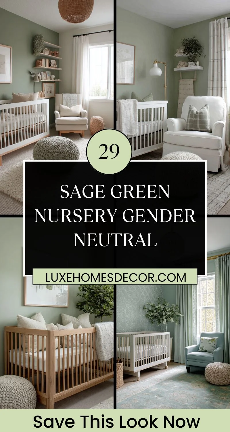 Sage Green Nursery Gender Neutral