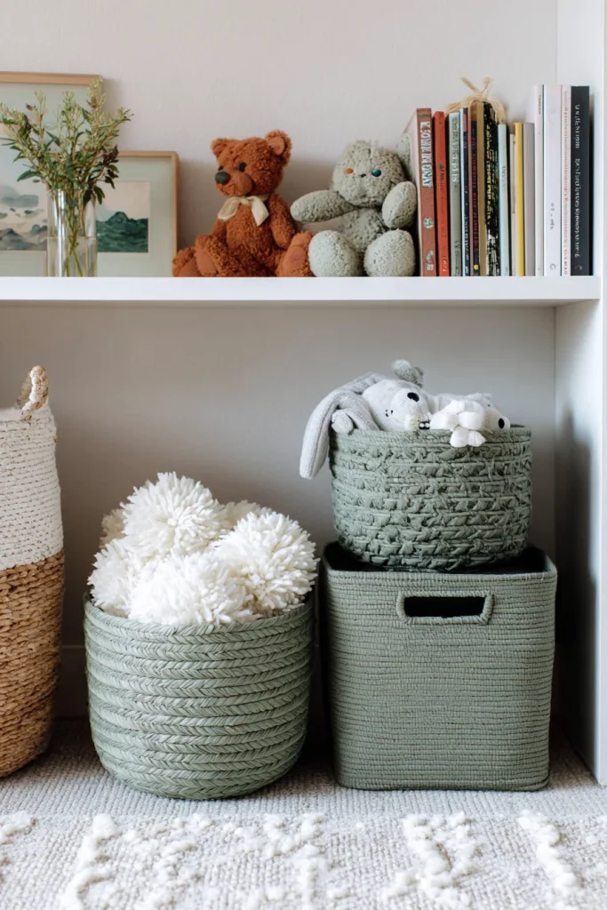Sage Green Storage Baskets