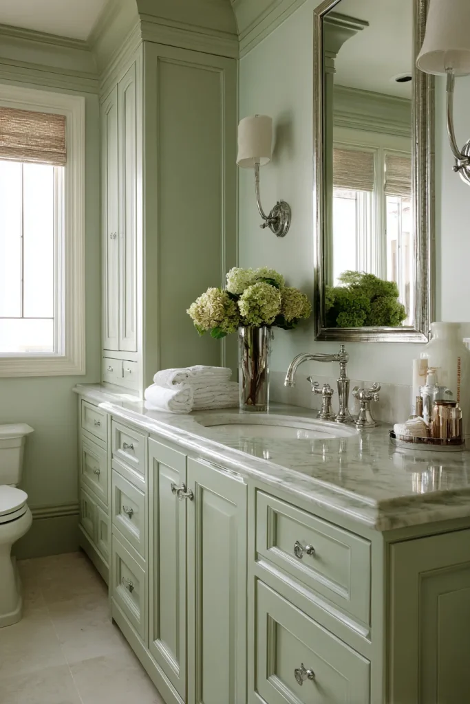 Sage Green Vanity