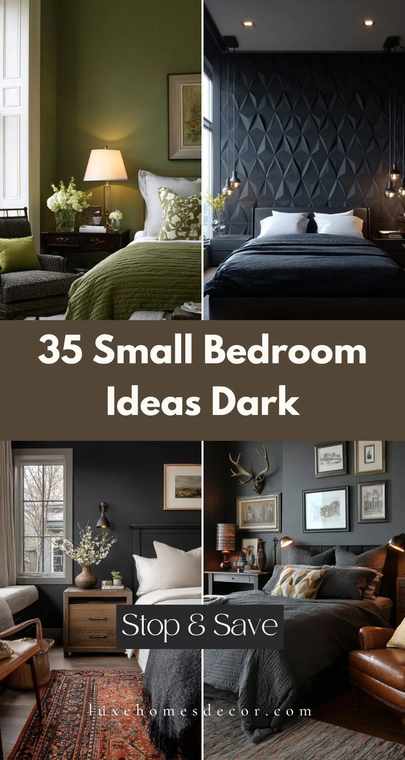 Small Bedroom Ideas Dark