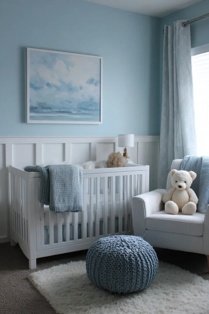 Soft Pastel Blue Walls