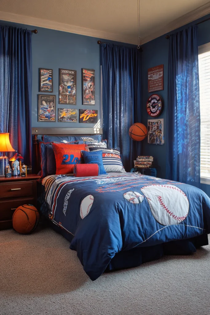 Sports-Themed Bedding