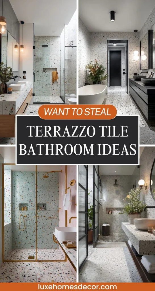Terrazzo Tile Bathroom Ideas