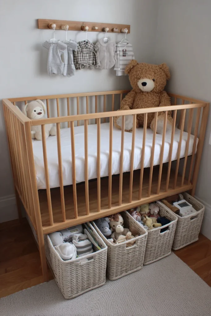 Under-Crib Storage