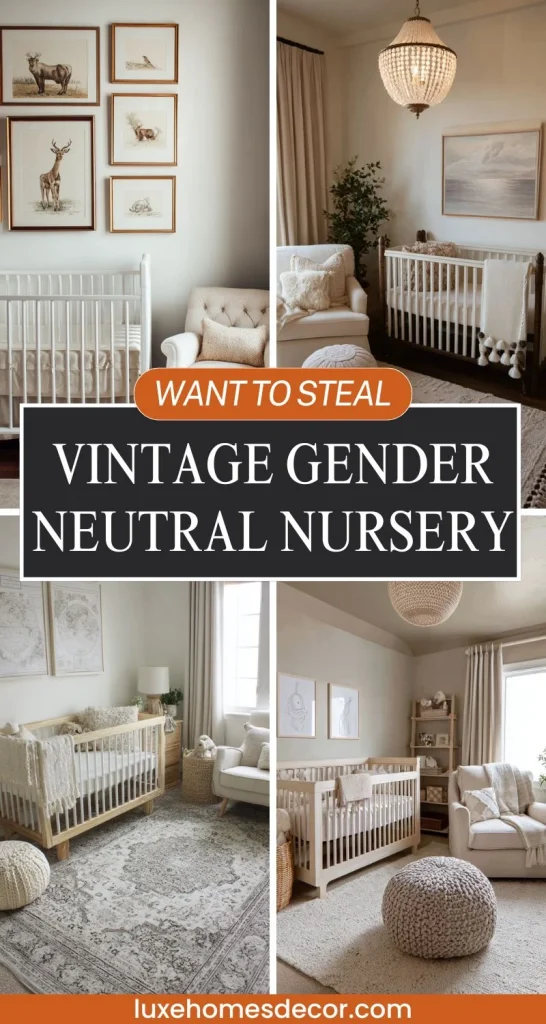 Vintage Gender Neutral Nursery