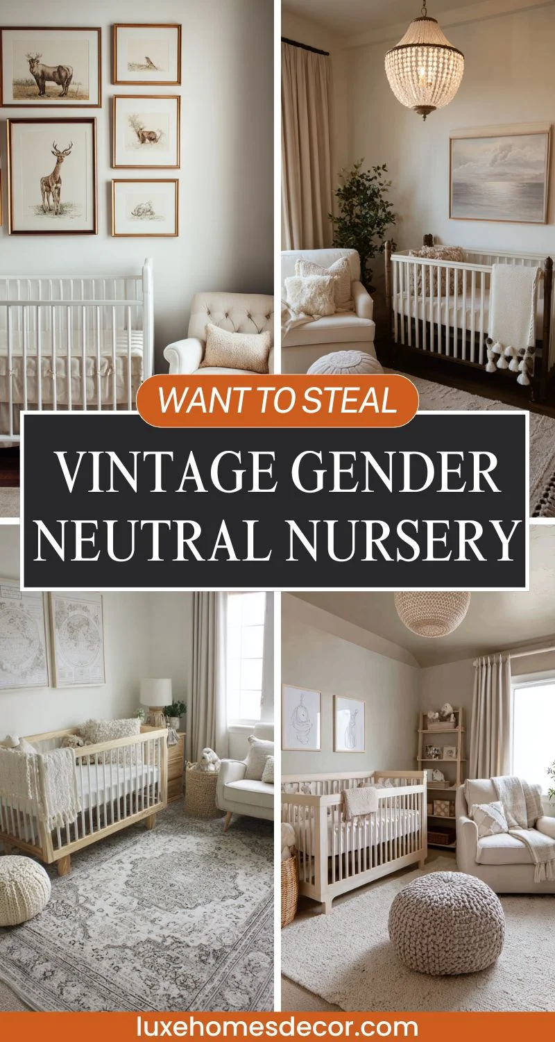 Vintage Gender Neutral Nursery