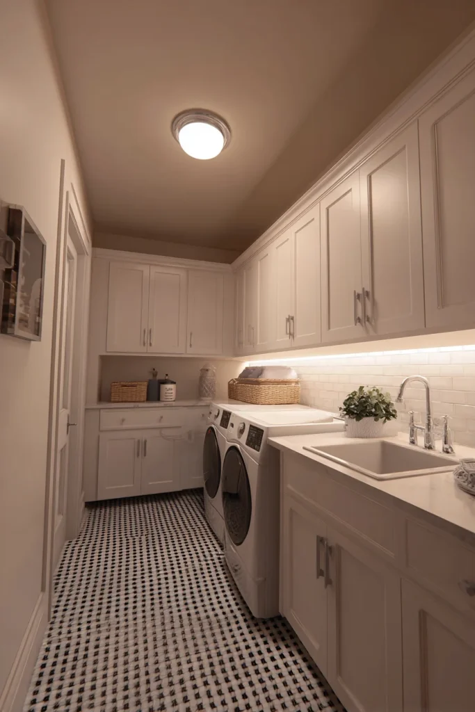 Wall Hooks and Woven Baskets