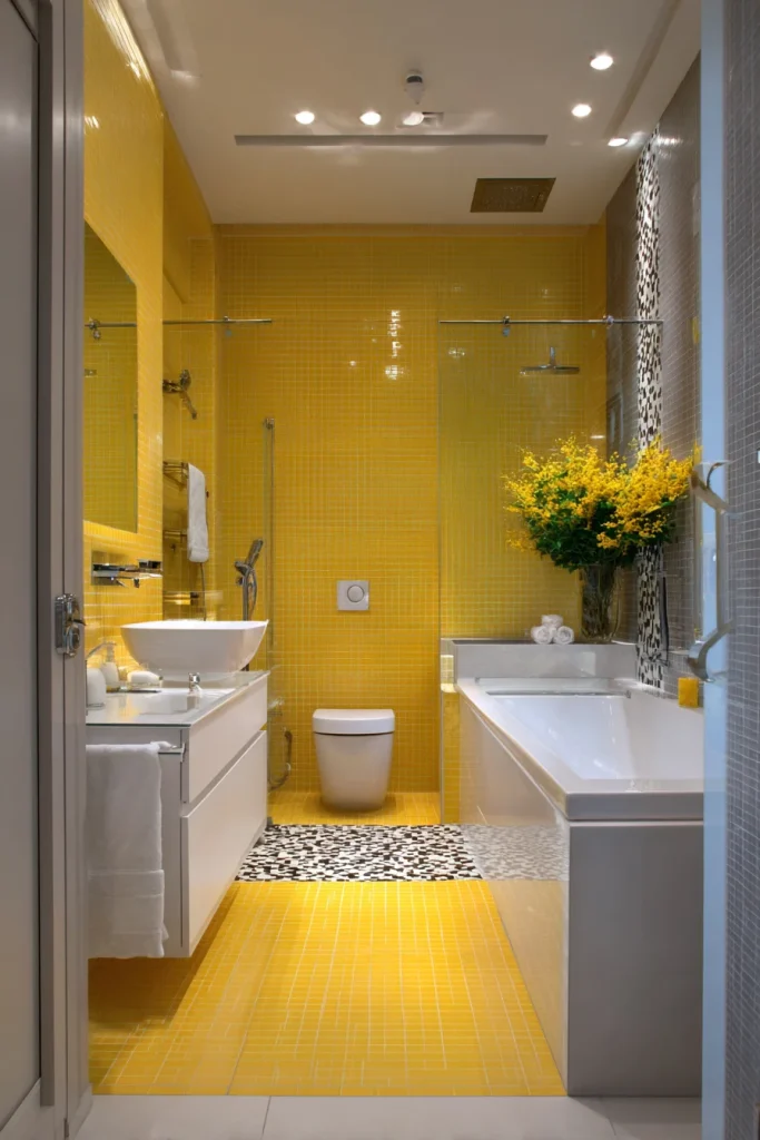 Yellow and Gray Elegance